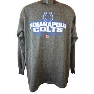 Indianapolis Colts Shirt Large NFL Team Apparel Long Sleeve